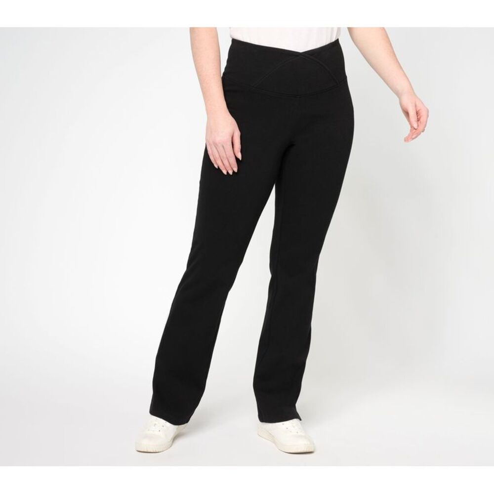 Women Control Women's Pants Sz 12 Regular Elite Prime Stretch Black A615327